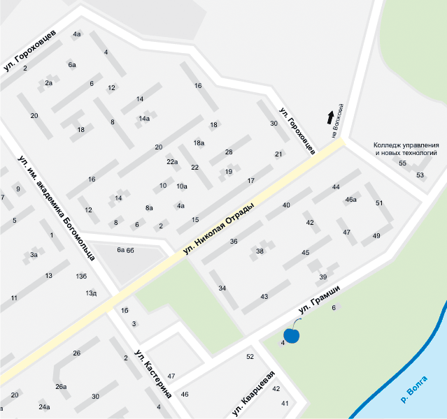 Старт на карте